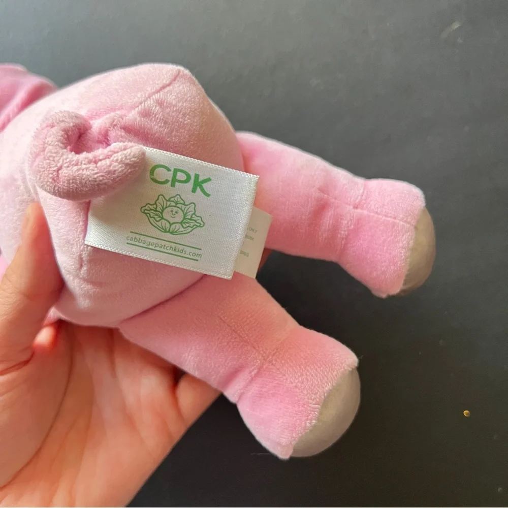 Cabbage Patch Kids Cuties Penny The Pig Doll 9” Pink Costume CPK - Picture 9 of 12